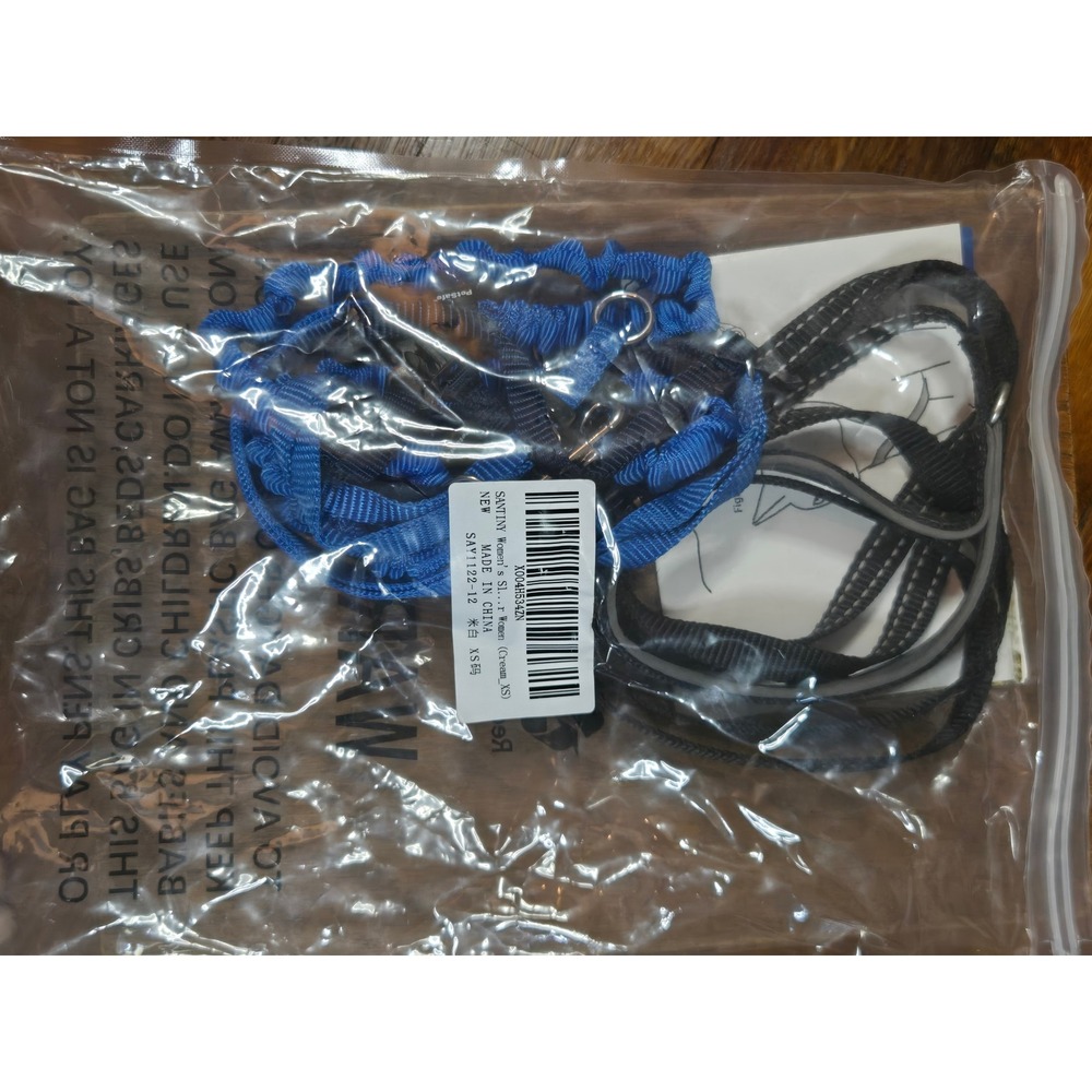 PetSafe Come With Me Kitty Harness and Bungee Leash Royal Blue Royal Black XS
